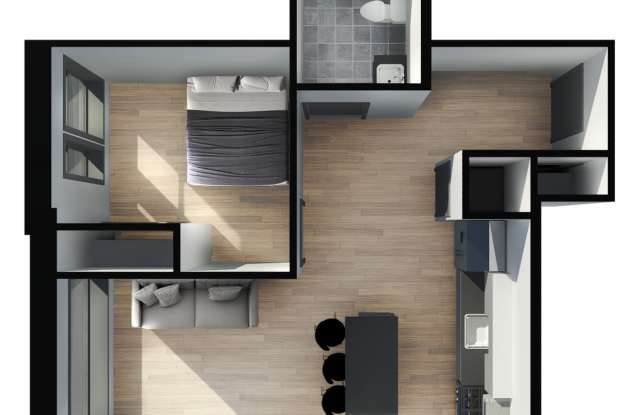 27 apartments. No two alike. Hot Water, Internet and Parking Included. Gallery 1