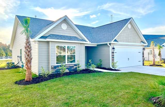 Discover your perfect home at 232 Sage Circle! Located in a quiet community just a few miles from the beach and major shopping areas, this stunning brand-new home offers modern living with coastal charm. photos photos