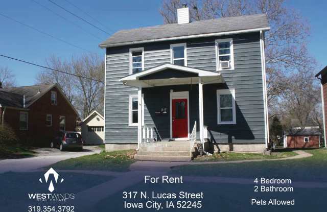 $3,400 | 4 Bedroom, 2 Bathroom House | Pets Allowed | Available for August 1st, 2026 Move In! - 317 North Lucas Street, Iowa City, IA 52245