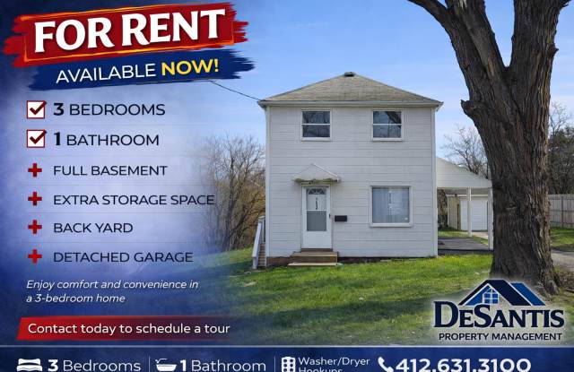 3-bedroom, 1-bath home in Clairton, PA photos photos 3-bedroom, 1-bath home in Clairton, PA photos photos