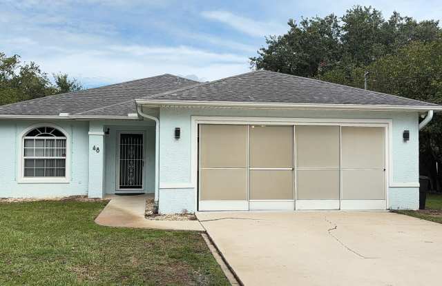 Move In Ready Pool Home! F Section Between I-95 and the Beach - 48 Firethorn Lane, Palm Coast, FL 32137