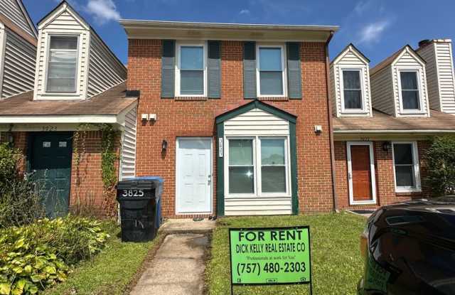 Virginia Beach-Green Run 3 Bedroom/1.5 Bath Townhouse Gallery 1