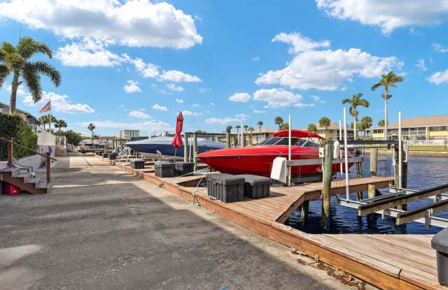 Furnished Gulf Access Canal View Boat Lift and Dock photos photos