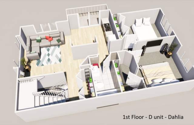 3 Br/ 2 Ba Townhome, Dahlia Model photos photos