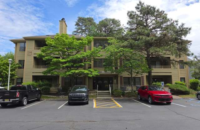 Rare opportunity! Furnished 2nd fl condominium boasting 2 large bedrooms, 2 full bathrooms, formal dining room, fireplace, storage room & utility room with washer/dryer photos photos