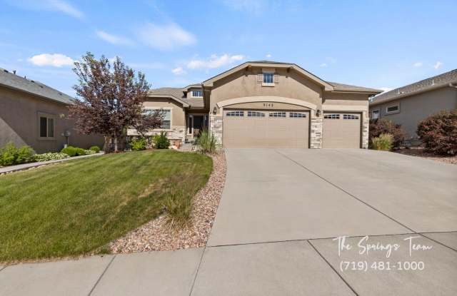BEAUTIFUL 4BD + OFFICE MAIN-LEVEL LIVING HOME IN WOLF RANCH - 9142 Kathi Creek Drive, Colorado Springs, CO 80924