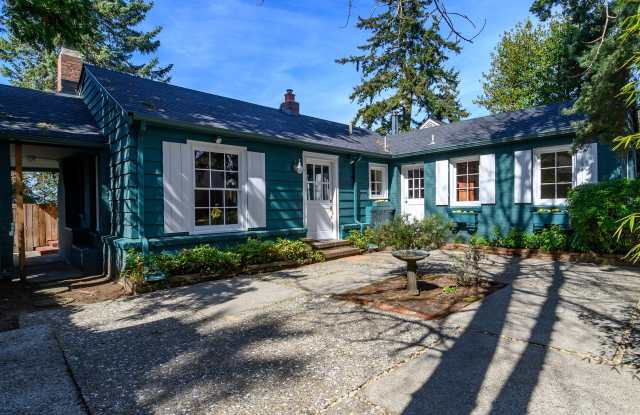 Charming 2 BR/1.75 BA Home + Office + Studio in Serene Setting on Top of the East Ridge - Magnolia - 3226 30th Avenue West, Seattle, WA 98199
