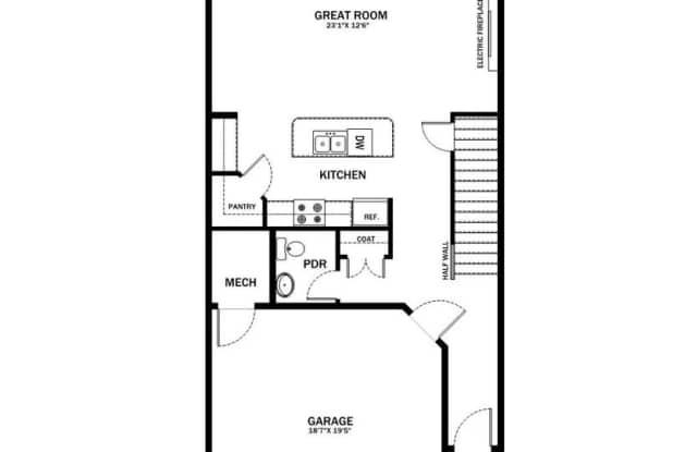 End Unit Luxury Townhome for Lease at the Courtyards at Hidden Crest - 6958 NE 131st Way Gallery 4