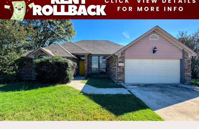 Rent Rollback! Save $175- 3 Bedroom House For Sale Or Rent In Harker Heights photos photos