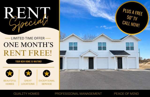 FREE Month plus a FREE 50" TV if lease signed by Sept 30th. 3 Bed 2.5 Bath with garage Townhome!! photos photos