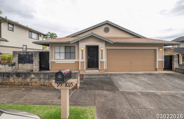 SINGLE LEVEL 3BR 2BA HOUSE w/9 SOLAR PANELS, GARAGE  DRIVEWAY PARKING IN MILILANI MAUKA photos photos