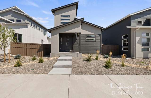 MODERN  *NEW* 2BD/2BA HOME IN THE NEW PREAMBLE COLLECTION AT GREENWAYS - Security Deposit Waiver Available - 3559 Greenways Main Boulevard, Colorado Springs, CO 80922