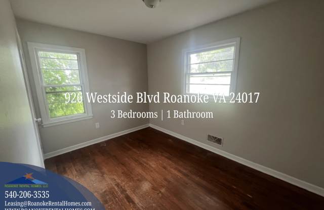 926 Westside Blvd 3 Bedroom|1 Bathroom $1125 Gallery 3