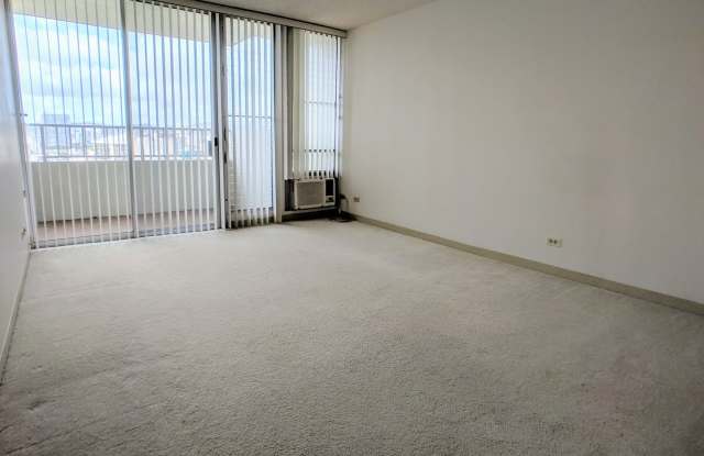 Partly Furnished Pet Friendly 1-bedroom 1-Bath 1-covered Prkg with most utilities at Scenic Towers - 796 Isenberg Street, Honolulu, HI 96826