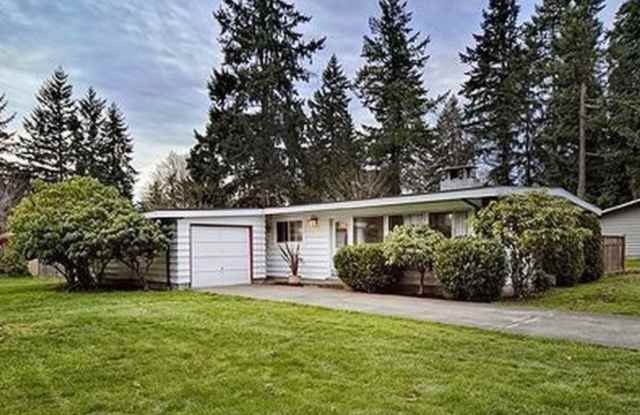 Mid century rambler on corner lot photos photos