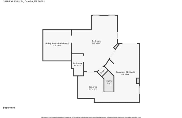 Beautiful 5 Bedroom 4.5 Bathroom Olathe Home with Finished Basement, 3-Car Garage & Flexible Furnished or Unfurnished Living Options Gallery 4