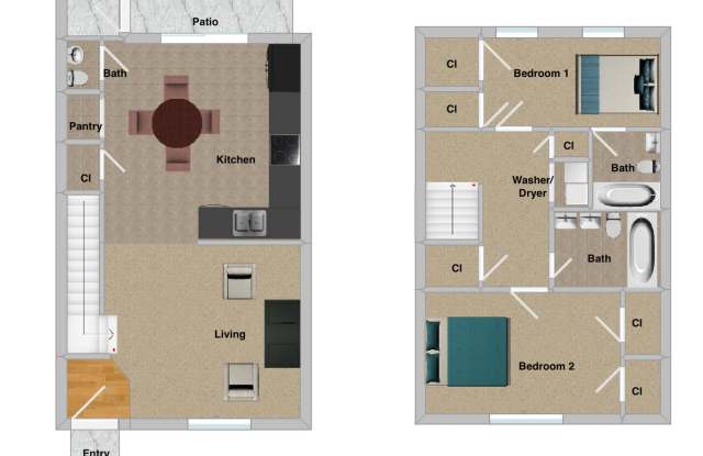 Limited-Time Special! Charming 2BR/2.5BA Townhome – *Now $1,299 Rent + $500 OFF First Month Gallery 4