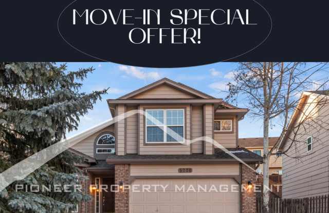 Beautiful 3bd/2.5 bath home with a peaceful backyard, AC, and 2.5 car garage near Ute Valley Park - 5770 Coachwood Trail, Colorado Springs, CO 80919