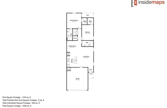 2 Bedroom 2 Bathroom 2 Car Garage Duplex close to Broadway Extension, a short distance from Edmond and easy access to downtown OKC Gallery 3