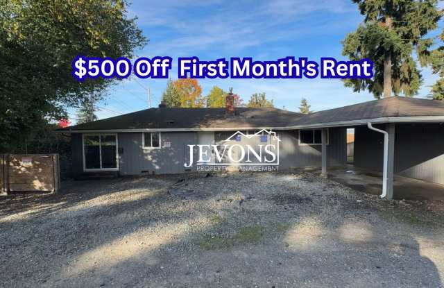 $500 Off First Month's Rent! Kent 3BR Home with Washer & Dryer – Ready Now Gallery 1