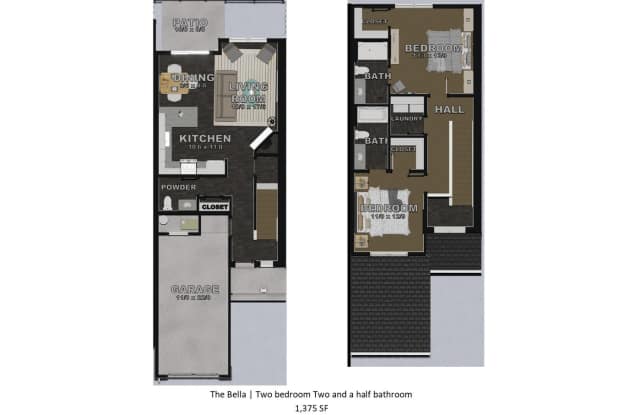 The Bella | Two Bedroom Townhome photos photos