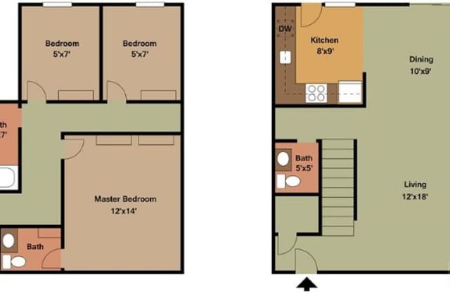 Completely Remodeled 3 Bedroom 3 bath townhome coming for JUNE move in. photos photos