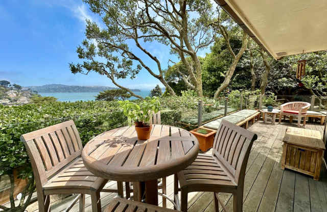 Stunning Sausalito Retreat with Bay Views  Private Meadow photos photos