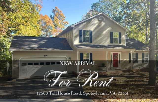 12503 TOLL HOUSE Road - 12503 Toll House Road, Lake Wilderness, VA 22551 12503 TOLL HOUSE Road - 12503 Toll House Road, Lake Wilderness, VA 22551
