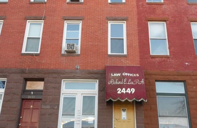 2449 Maryland Ave, - 2449 Maryland Avenue, Baltimore, MD 21218