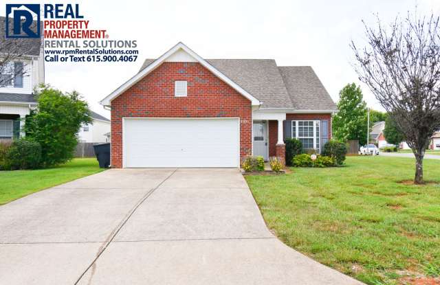 Beautiful 3BR/2BA+Bonus loft, 2 car garage, lawncare included- Rockvale middle/high! - 2071 Sparco Circle, Murfreesboro, TN 37128