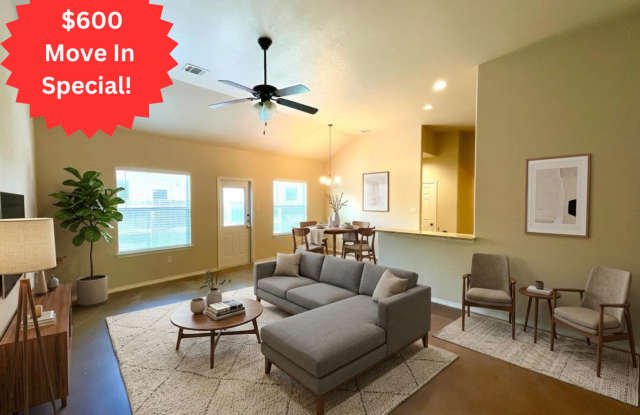 *MOVE IN SPECIAL* High Ceilings, Fenced Yard & 2-Car Garage – New Braunfels Living! photos photos