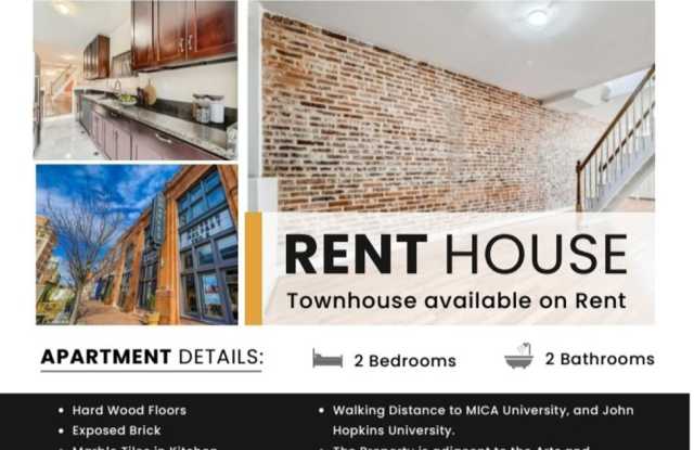 Commuter Friendly Beautiful Townhouse in Baltimore- Will go fast! Gallery 4