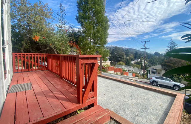 Enjoy South Bay Views from your Sunny  Private Deck. Lower Unit of a Duplex - 4393 Albert Street, Oakland, CA 94619