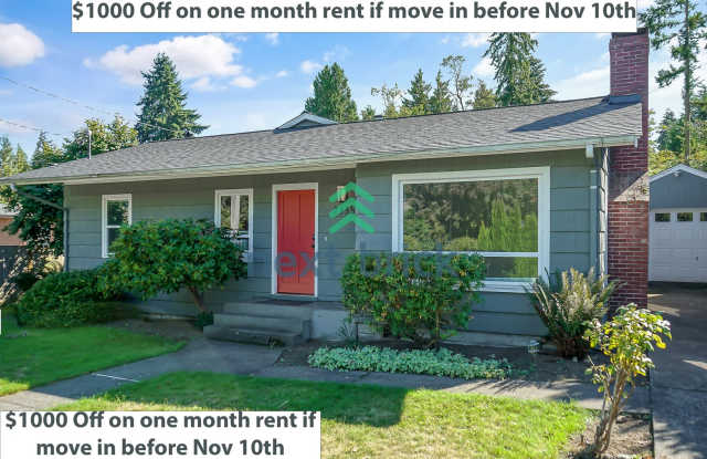 3 BED  2 BATH SINGLE FAMILY HOUSE FOR RENT - 2335 North 140th Street, Seattle, WA 98133