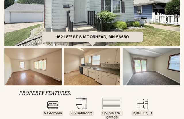 Spacious 5 Bedroom Home Across from Concordia Football Field Gallery 1