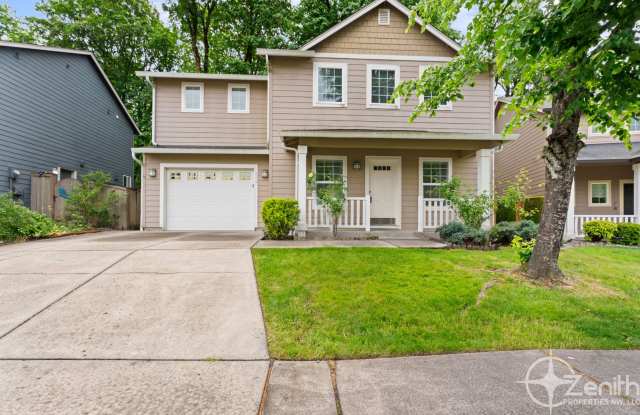 Inviting 3 Bedroom Washougal Home with Large Backyard Backing Up to Green Space! Upstairs Loft Space! Available Late-April! photos photos