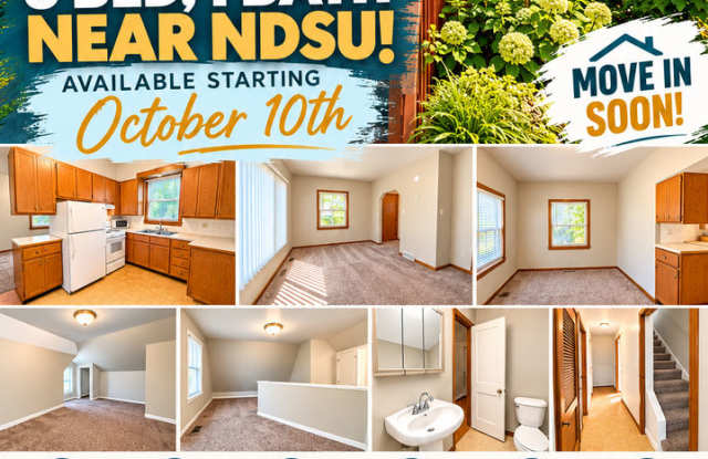 3 bed, 1 bath near NDSU! MOVE IN TODAY! Gallery 1