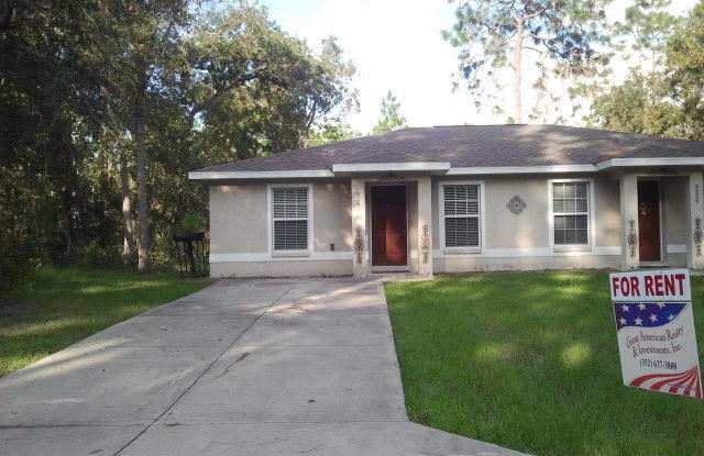 Adorable 2/2 Duplex in Citrus Springs!!! - 9261 North Travis Drive, Citrus Springs, FL 34434