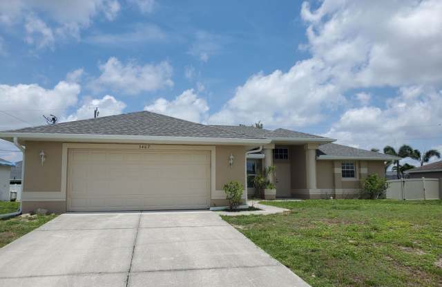 Spacious 4 Bdrm / 3 Bth SW Area - 3407 Southwest 15th Avenue, Cape Coral, FL 33914