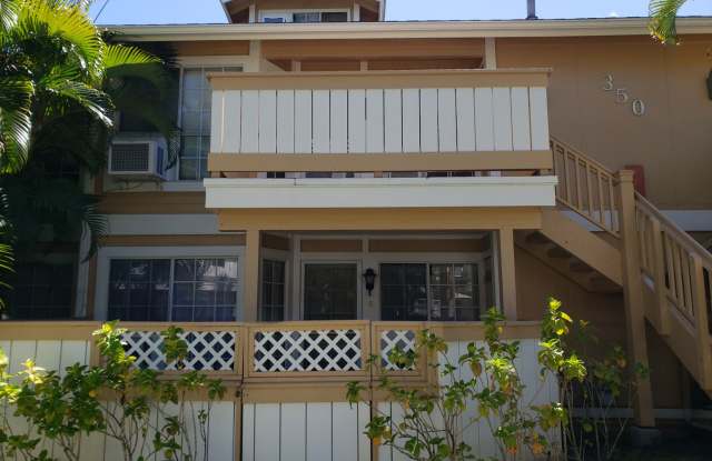 Crosspointe Townhouse - Furnished Ground Floor 1 bedroom, 1 bath w/ 1 parking - Avail 9/21/24 - 350 Mananai Place, Halawa, HI 96818