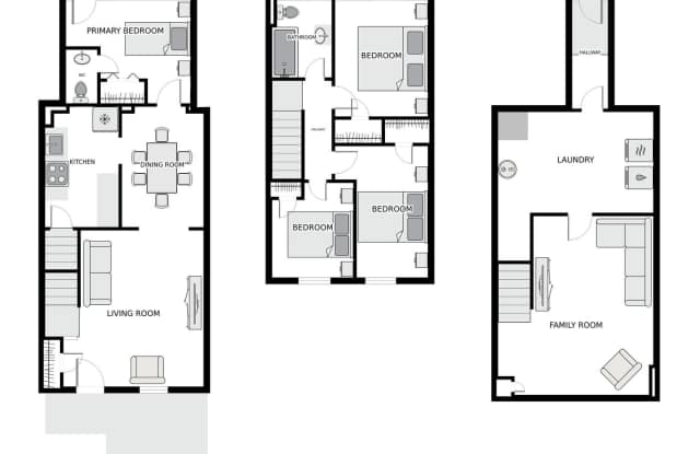 Large 4BR Row House with Basement photos photos