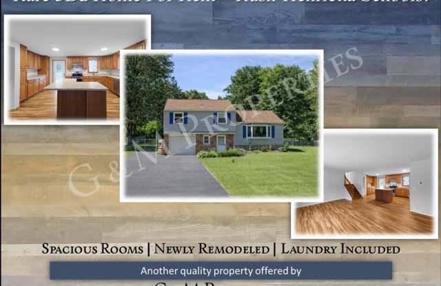 Newly Remodeled 3‑Bedroom Home in Rush‑Henrietta School District — Quiet Cul‑de‑Sac Location photos photos