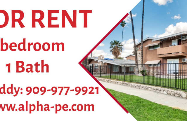 Minutes From UC Riverside. Large 1 bedroom 1 bath Available NOW!! photos photos