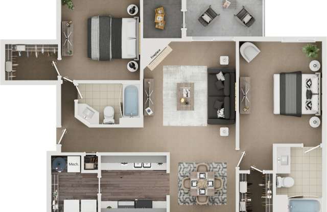 2 Bedroom Split- Available Now! - 4027 Brandychase Way, Withamsville, OH 45245