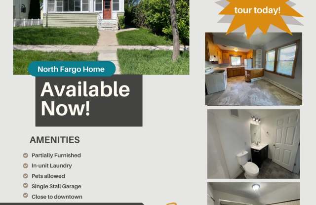 Partially Furnished 3-Bedroom Home in North Fargo! photos photos