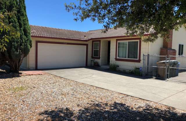 Great 4 Bedroom 2 Bath Single Story Home! - 764 Cheryl Drive, Benicia, CA 94510