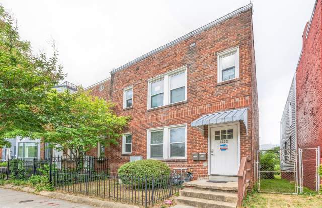 Wonderful! 2BR/1bth home in Columbia Heights. Nice Yard  Parking!!! - 3332 Sherman Avenue Northwest, Washington, DC 20010