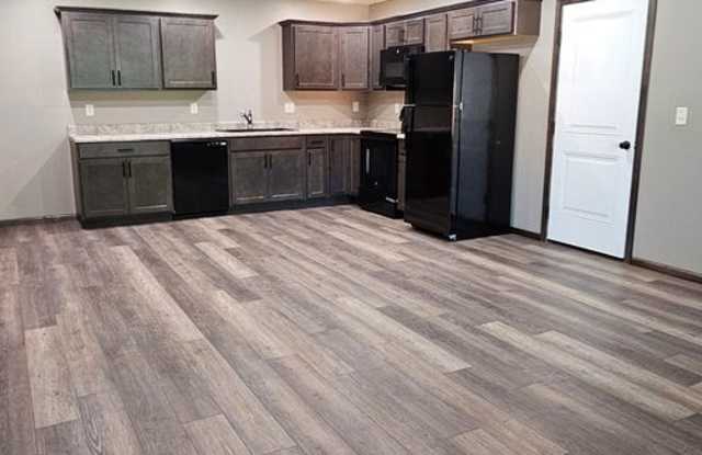 Newly constructed 2-bedroom, 1 bathroom, 2 car garage. Gallery 3