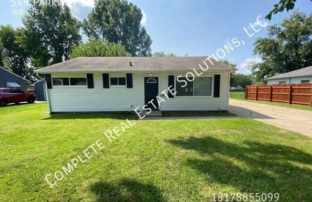 Now Showing this 3BR, 1BA home located at 549 Parkway St., Whiteland, IN - 549 Parkway Street, Whiteland, IN 46184