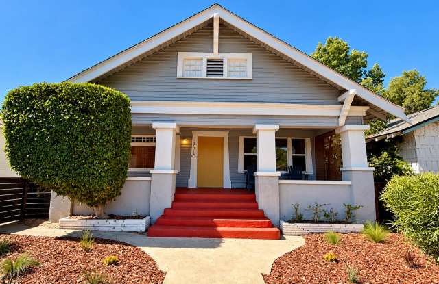 Gated California Craftsman with Private Backyard & 2-Car Parking Near USC! Gallery 1